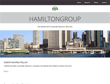 Tablet Screenshot of hamiltongroup.com.au