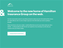 Tablet Screenshot of hamiltongroup.com